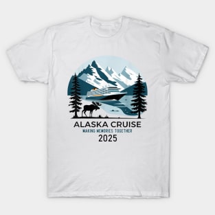 Matching Family Friends And Group Alaska Cruise 2025 T-Shirt